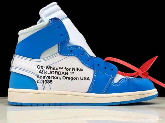 Rep LUCY 1 Air Off-White UNC AQ0818-148 Blue Powder Jordan 0526